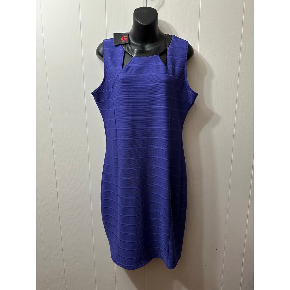 G by Guess NWT Catori Cutout Dress Size XL Purple Dress